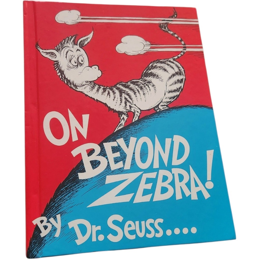 On Beyond Zebra! by Dr. Seuss Hardcover Grolier Book Club Edition 0394800842